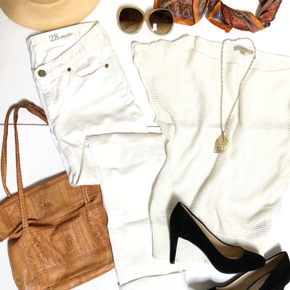 J. Crew Denim - J Crew Toothpick jeans and RW light sweater set